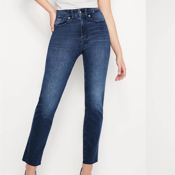 Good American Fits Everyone Dark Blue Women's Jeans - Picture 1 of 3